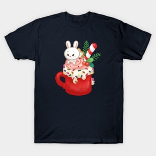 Bunny Christmas Drink T-Shirt